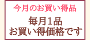 今月のお買い得品