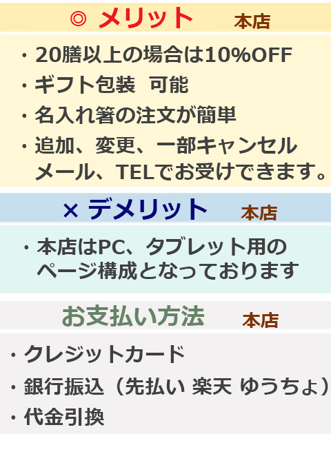 すべらない箸　本店 メリット　デメリット